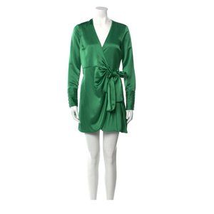 ALEXIS | V-Neck Mini Dress (Size S)